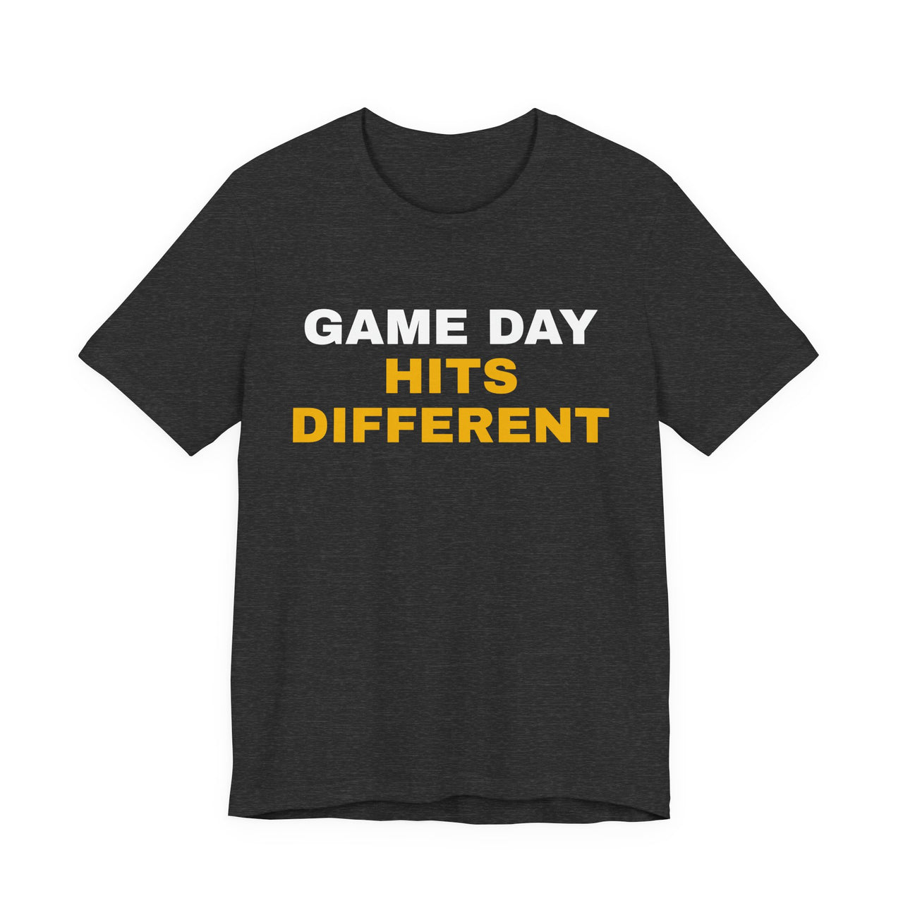 Game Day Hits Different — Football T-Shirt