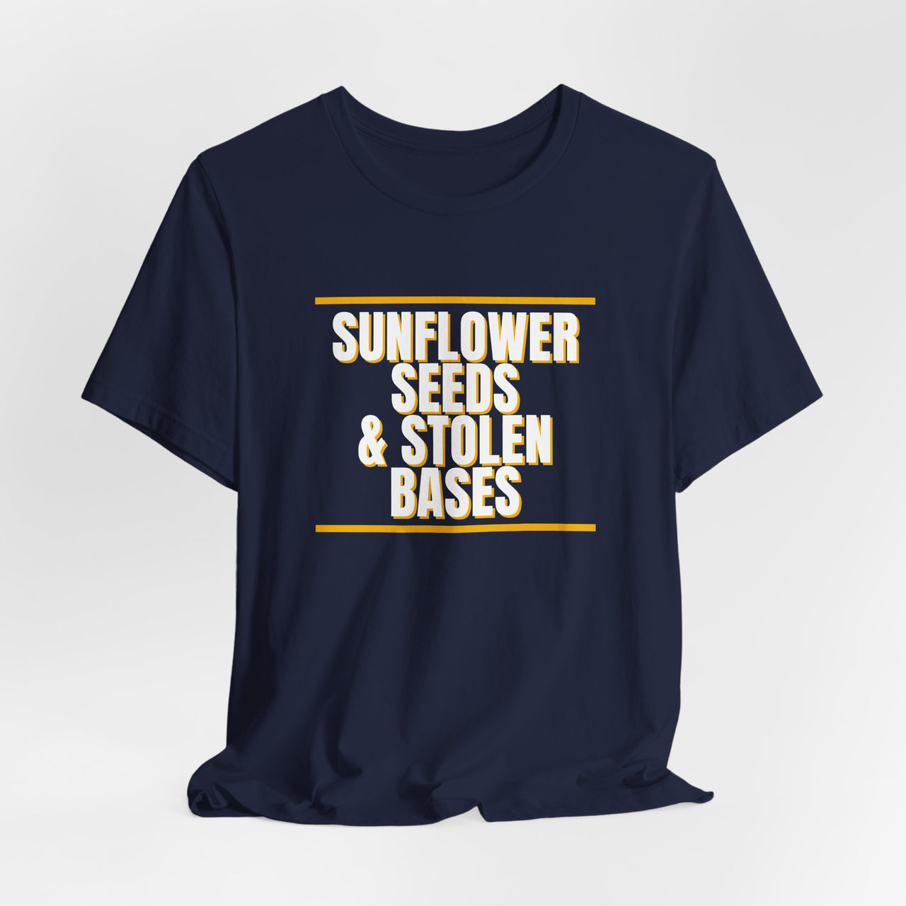 Sunflower Seeds & Stolen Bases — Baseball T-Shirt