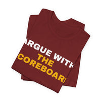 Thumbnail for Argue With The Scoreboard — Football T-Shirt