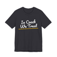 Thumbnail for In Coach We Trust — Football T-Shirt
