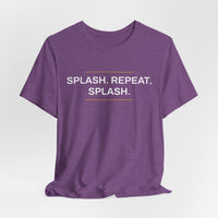 Thumbnail for Splash. Repeat. Splash. — Basketball T-Shirt