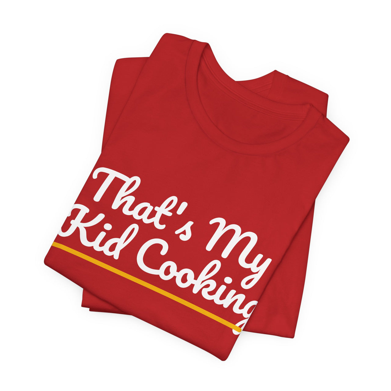 That's My Kid Cooking — Basketball T-Shirt