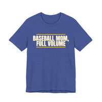 Thumbnail for Baseball Mom, Full Volume — Baseball T-Shirt