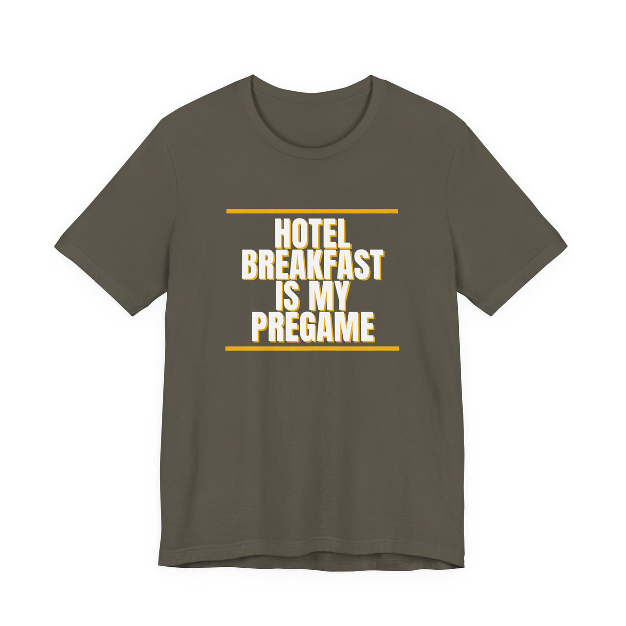 Hotel Breakfast Is My Pregame — Basketball T-Shirt