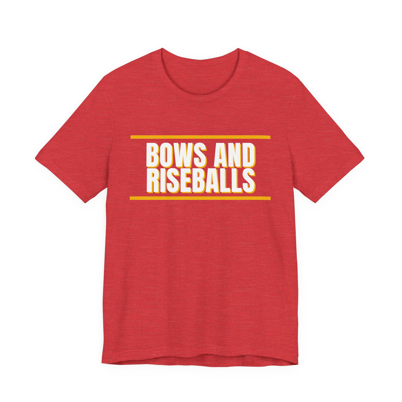 Bows And Riseballs — Softball T-Shirt