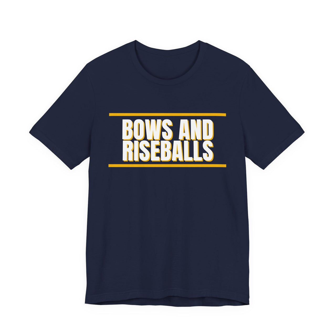 Bows And Riseballs — Softball T-Shirt