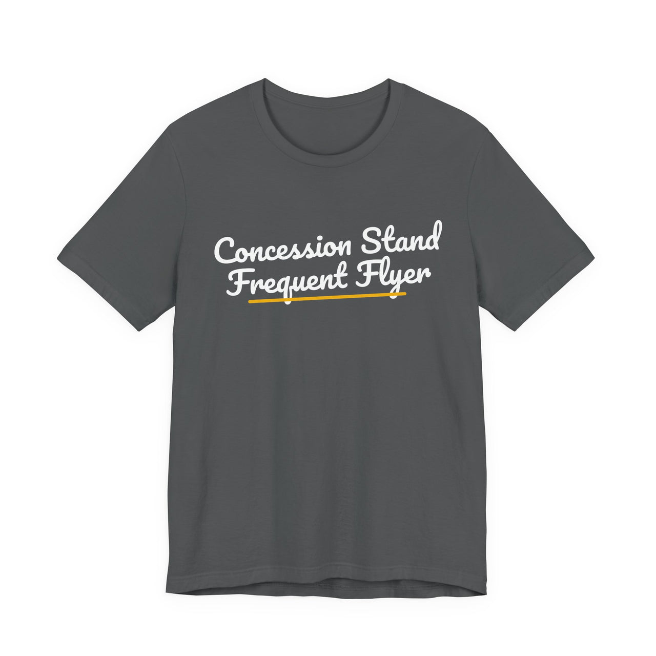 Concession Stand Frequent Flyer — Football T-Shirt