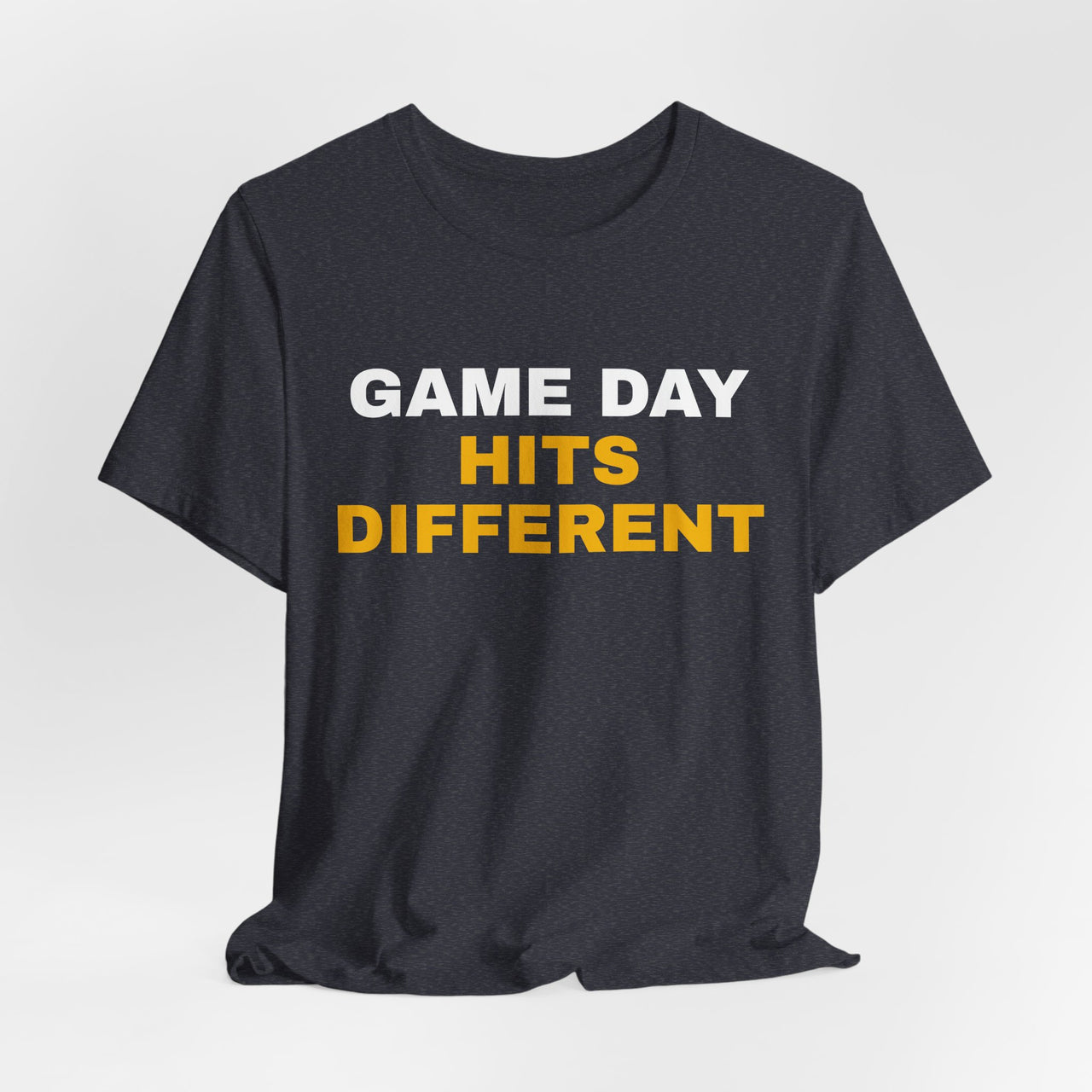 Game Day Hits Different — Football T-Shirt