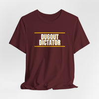 Thumbnail for Dugout Dictator — Baseball T-Shirt