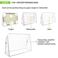 Thumbnail for 3-IN-1 SOCCER TRAINING GOAL