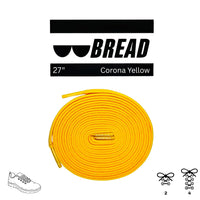 Thumbnail for Bread No-Tie Elastic Shoelaces – Corona Yellow