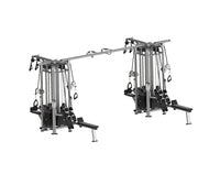 Thumbnail for Commercial grade 8-stack multi-station jungle gym with cable machines and benches.