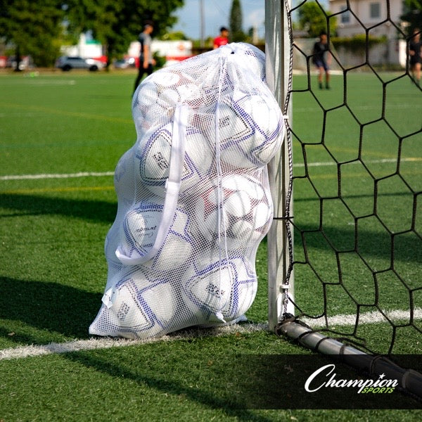 MESH EQUIPMENT BAG WITH SHOULDER STRAP