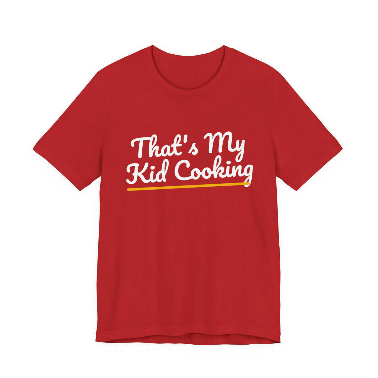 That's My Kid Cooking — Basketball T-Shirt