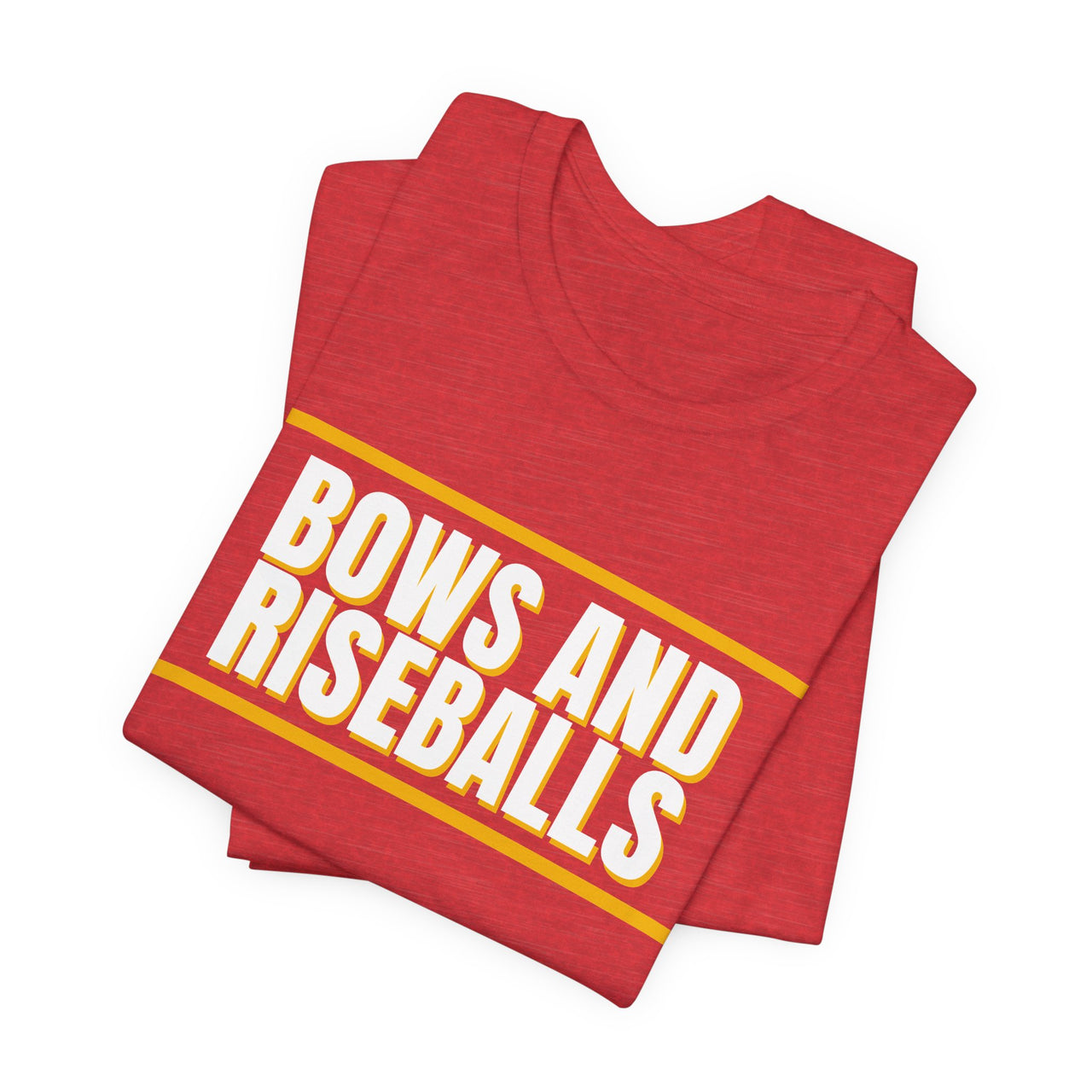 Bows And Riseballs — Softball T-Shirt