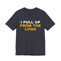Thumbnail for I Pull Up From The Logo — Basketball T-Shirt