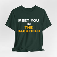 Thumbnail for Meet You In The Backfield — Football T-Shirt