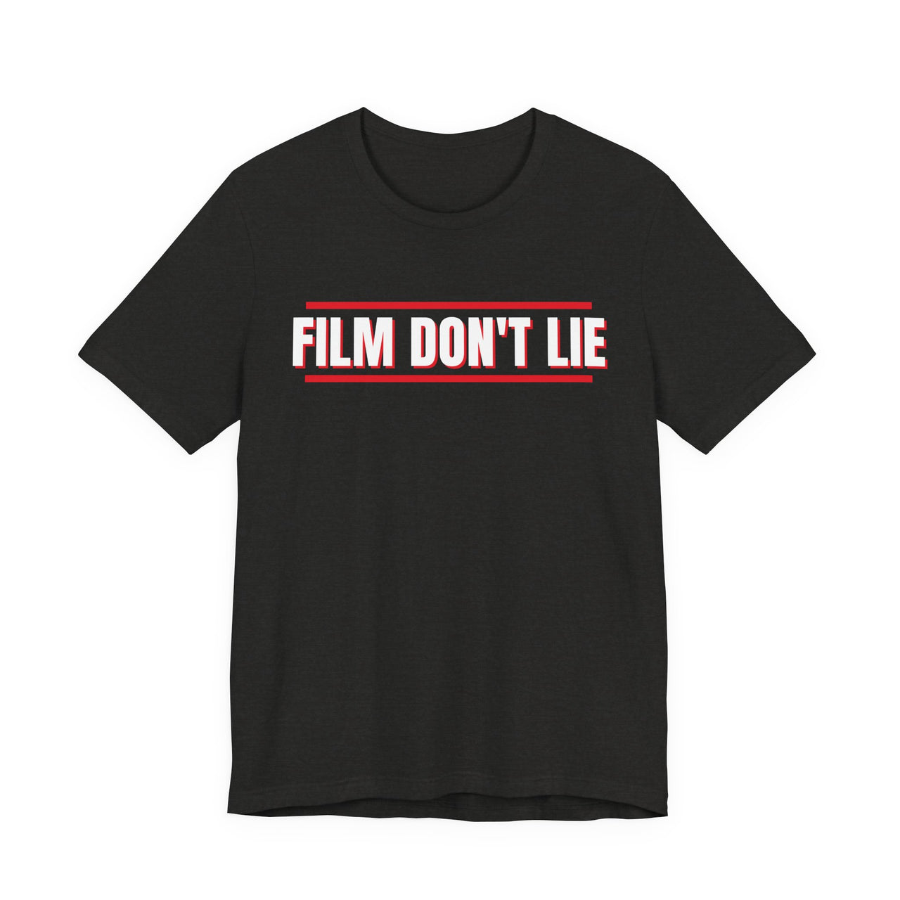 Film Don't Lie (Red / Black) — Football T-Shirt