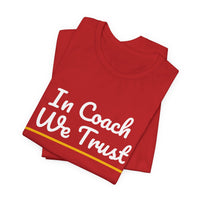 Thumbnail for In Coach We Trust — Football T-Shirt
