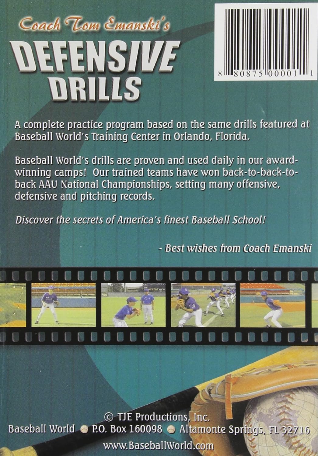 Tom Emanski's Defensive Baseball Drills