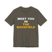 Thumbnail for Meet You In The Backfield — Football T-Shirt