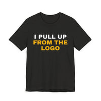 Thumbnail for I Pull Up From The Logo — Basketball T-Shirt