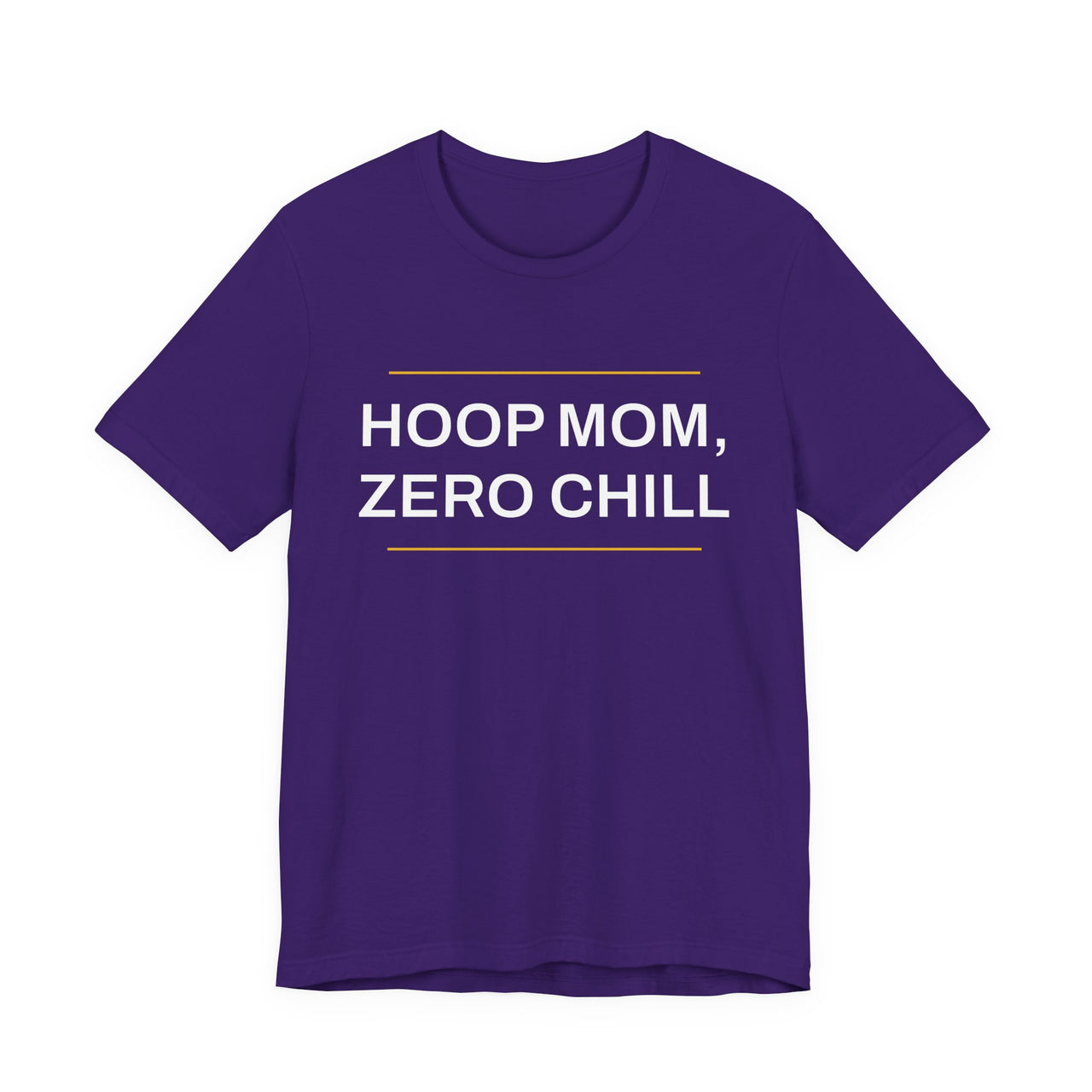 Hoop Mom, Zero Chill — Basketball T-Shirt