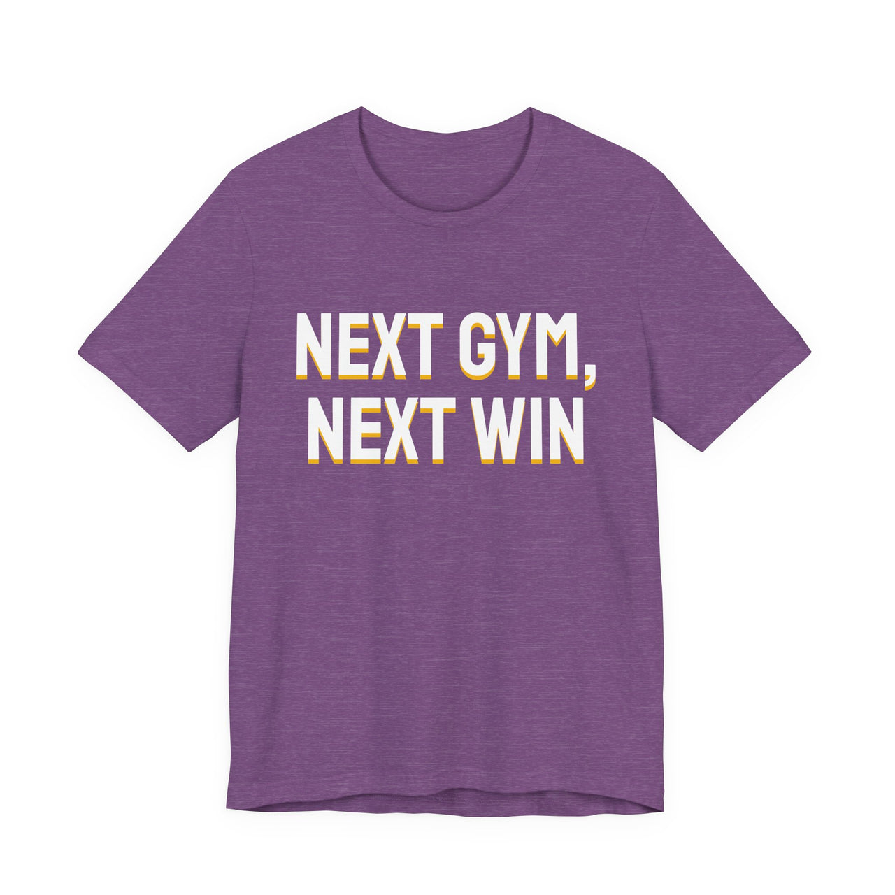 Next Gym, Next Win — Basketball T-Shirt