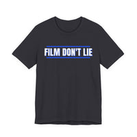 Thumbnail for Film Don't Lie (Royal / Gray) — Football T-Shirt