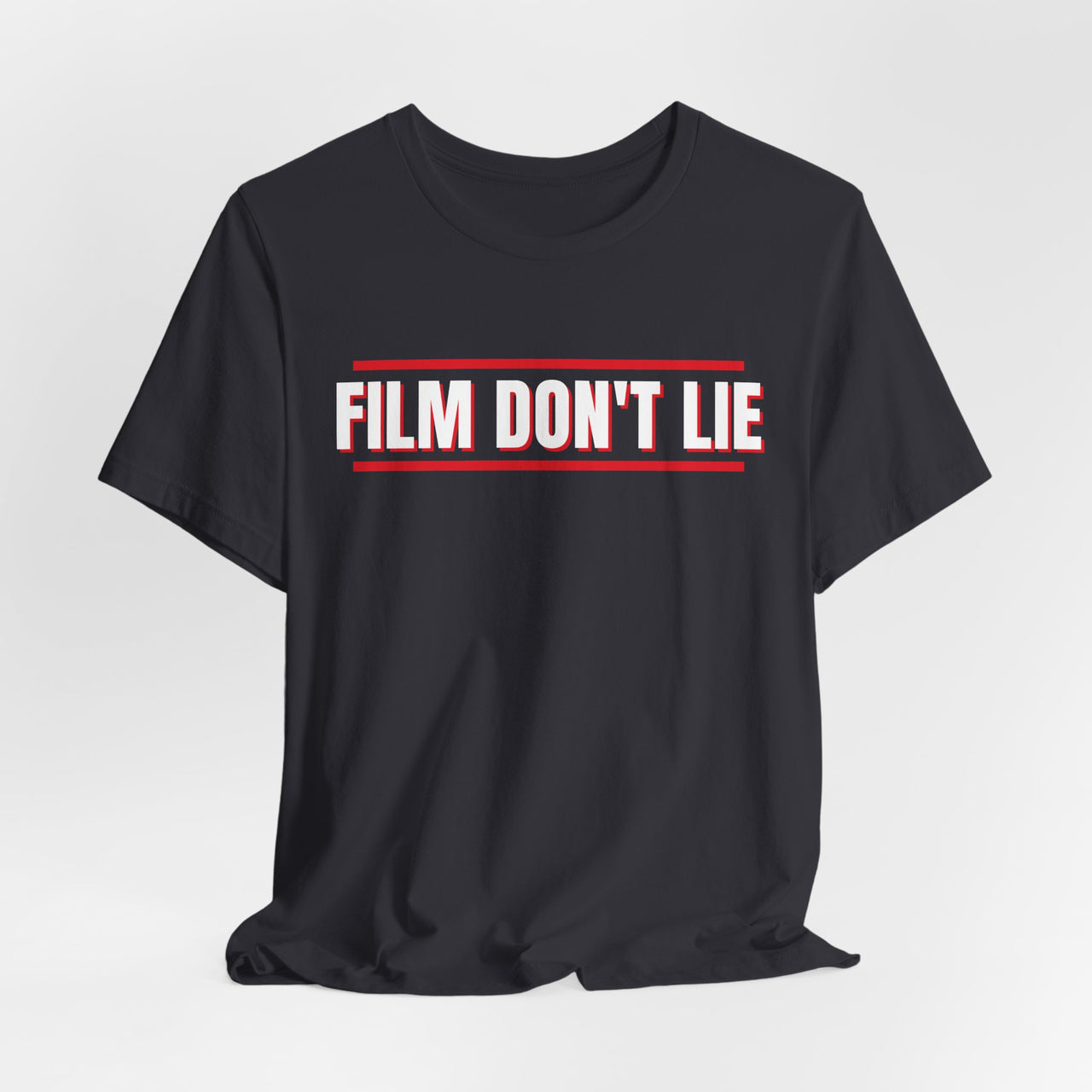 Film Don't Lie (Red / Black) — Football T-Shirt
