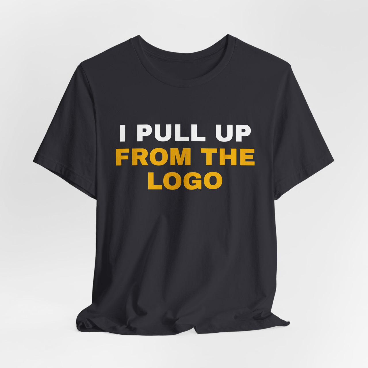 I Pull Up From The Logo — Basketball T-Shirt
