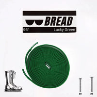 Thumbnail for Bread No-Tie Elastic Shoelaces – Lucky Green