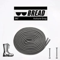Thumbnail for Bread No-Tie Elastic Shoelaces – Vulture Gray