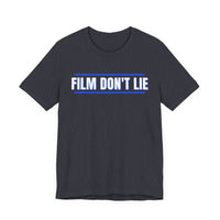 Thumbnail for Film Don't Lie (Royal / Gray) — Football T-Shirt