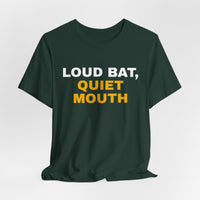 Thumbnail for Loud Bat, Quiet Mouth — Baseball T-Shirt