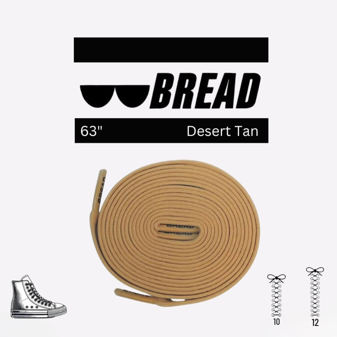 Bread No-Tie Elastic Shoelaces – Desert Tan