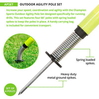 Thumbnail for Outdoor Agility Pole Set