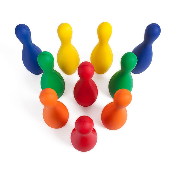 Multi-Color Foam Bowling Pin Set