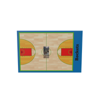 Thumbnail for Basketball court whiteboard with 