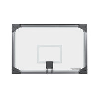 Thumbnail for Glass basketball backboard rear view showing the mounting structure — 72