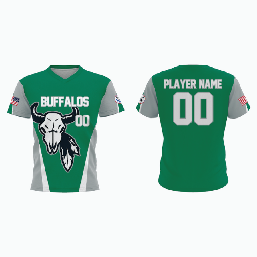 V-Neck Pullover Baseball Jersey example 1