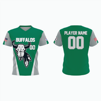 Thumbnail for V-Neck Pullover Baseball Jersey example 1