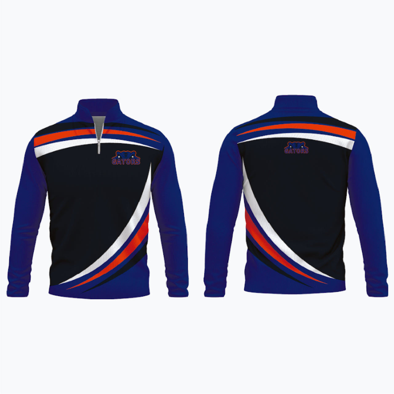 1/4 Zip Fleece Sweatshirt (Men’s, Women’s, Youth) example 2