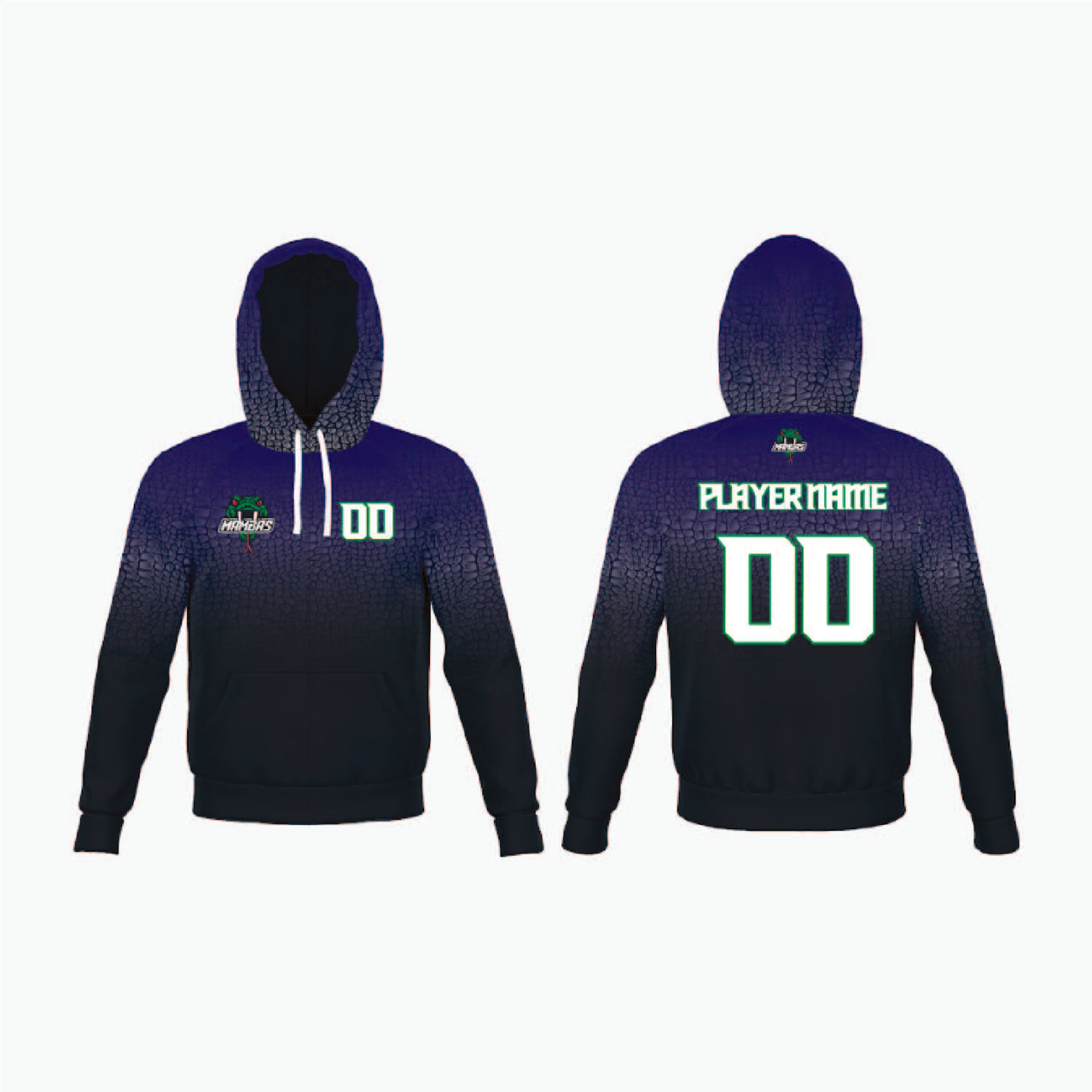 Full-Zip Hooded Warm-Up Jacket example 2