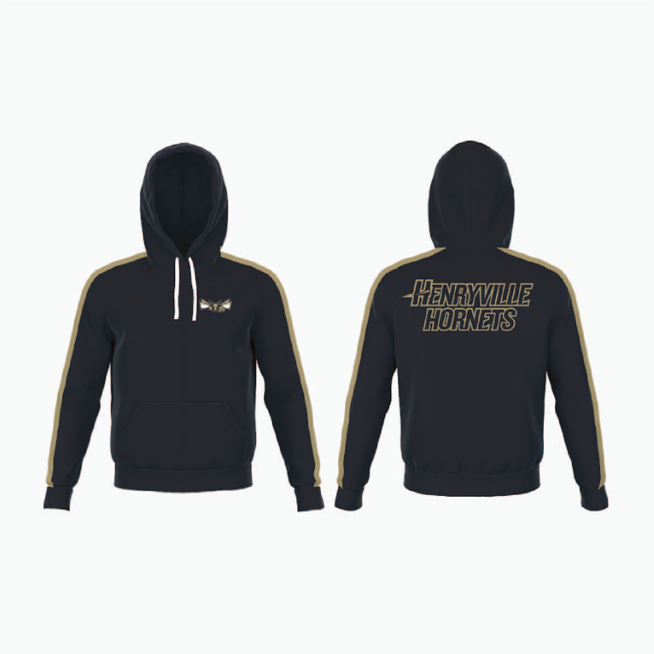Full-Zip Hooded Warm-Up Jacket example 4