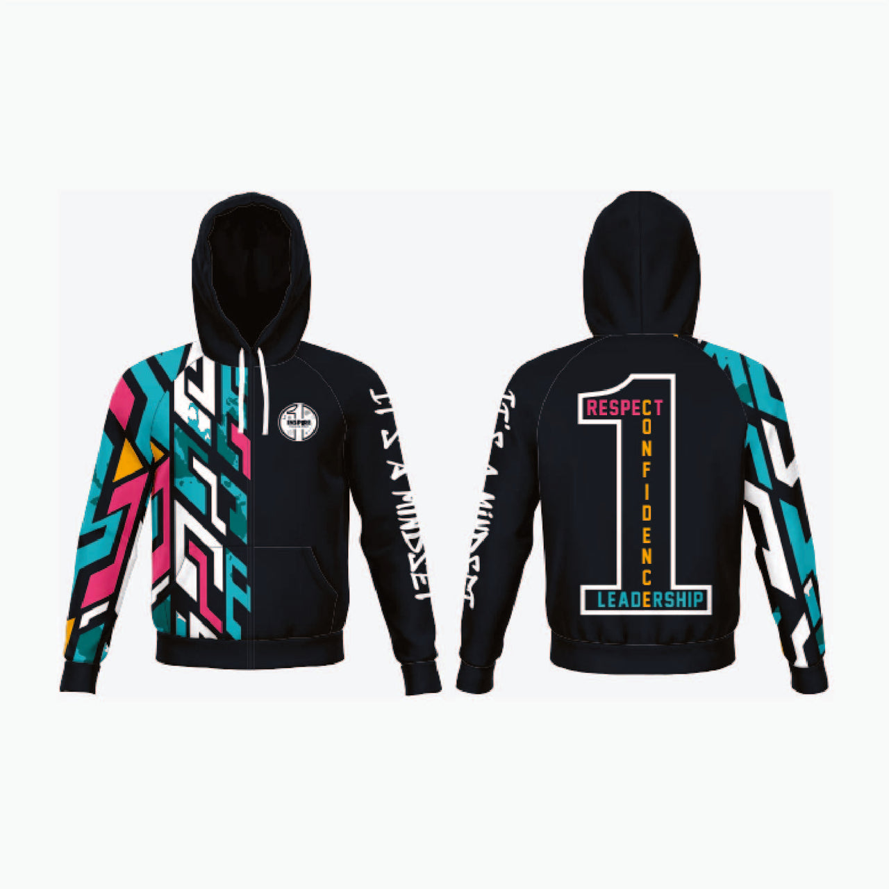 Full-Zip Hooded Warm-Up Jacket example 5