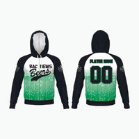 Thumbnail for Full-Zip Hooded Warm-Up Jacket example 7