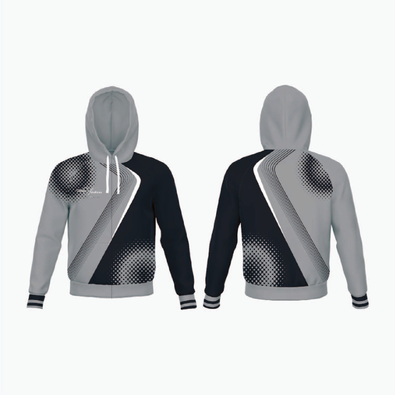 Full-Zip Hooded Warm-Up Jacket example 10