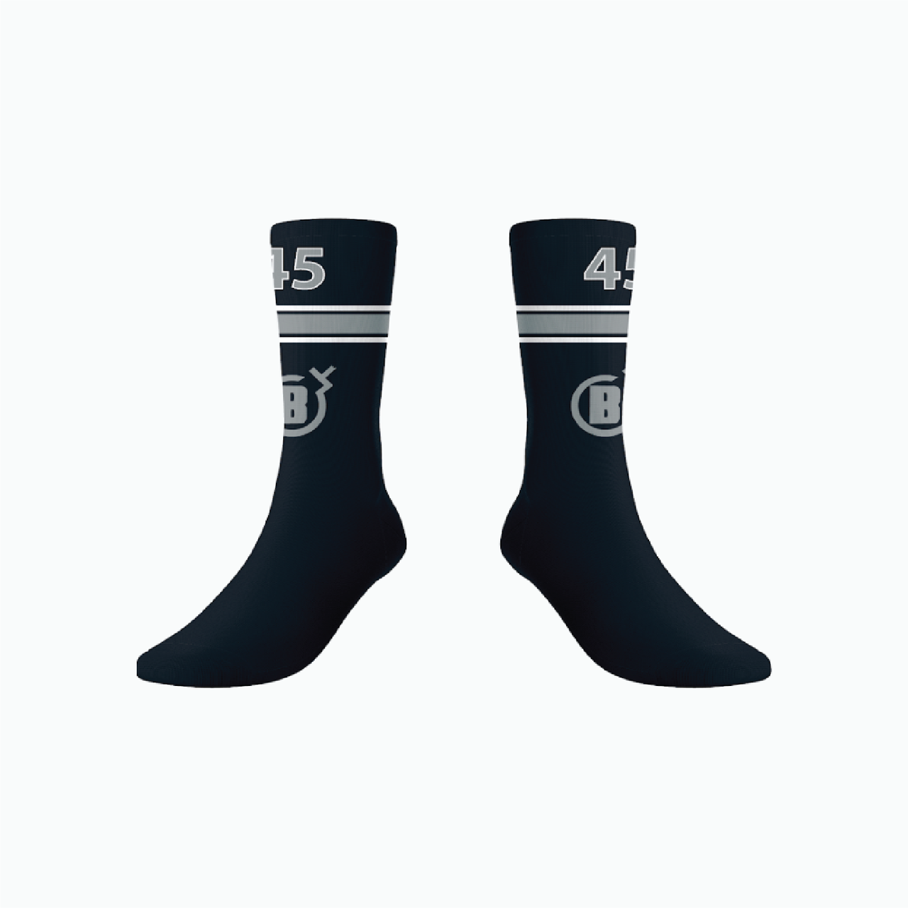 Youth Sublimated Socks 19.5″ example 2