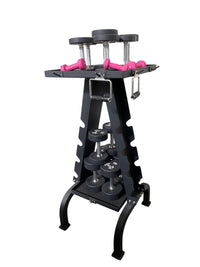 Thumbnail for Accessory Rack - Muscle D Fitness - Sturdy Cable Attachment Storage (Rack Only)